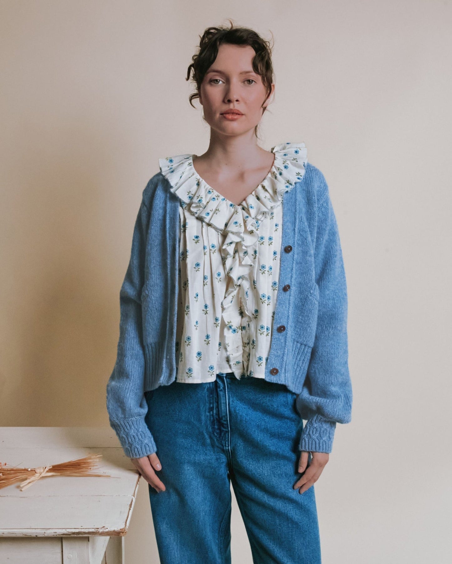 Cardigan          Ultra soft light blue