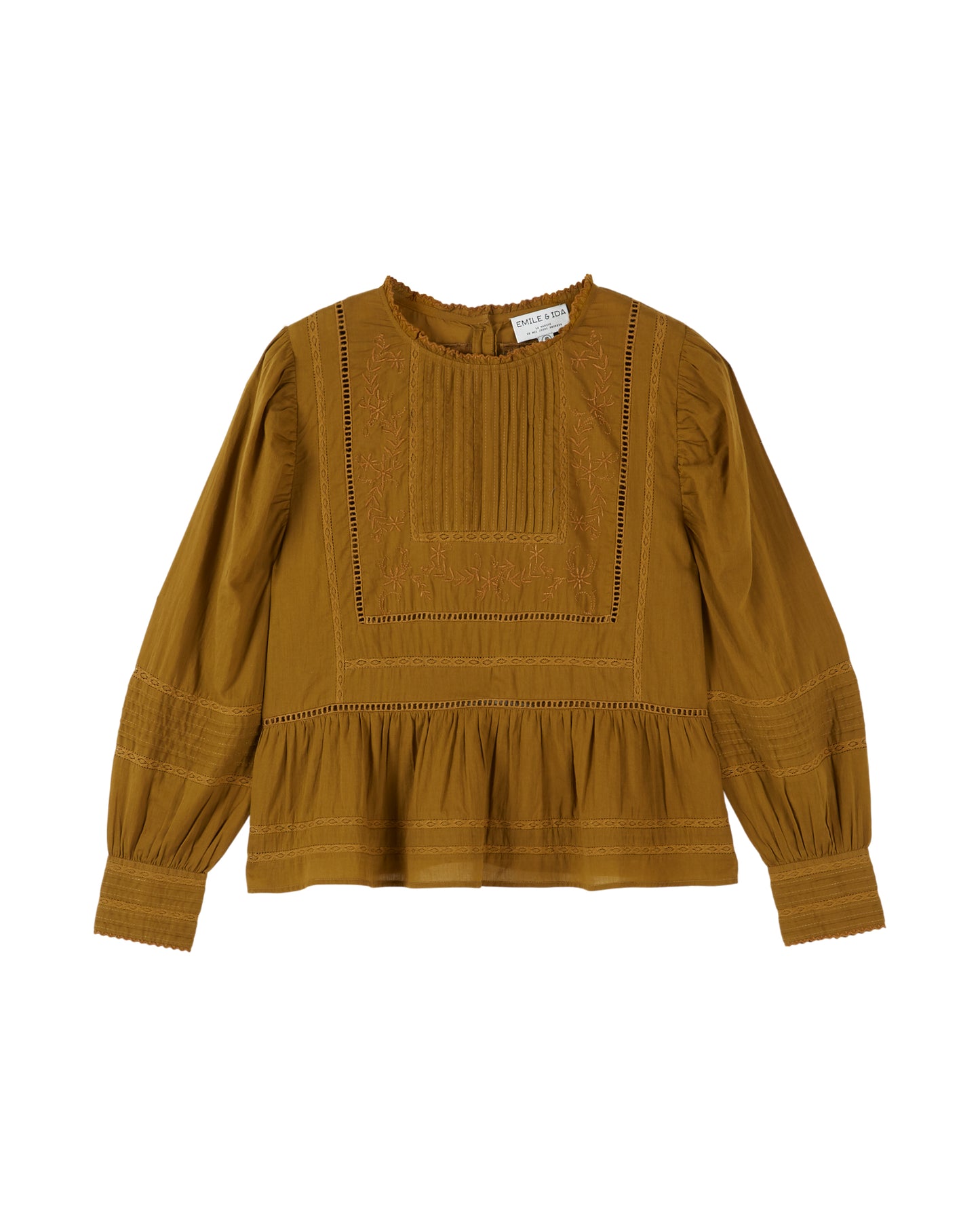 Emile et Ida Vintage Peplum Blouse