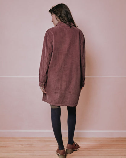 Velvet Shirt Dress