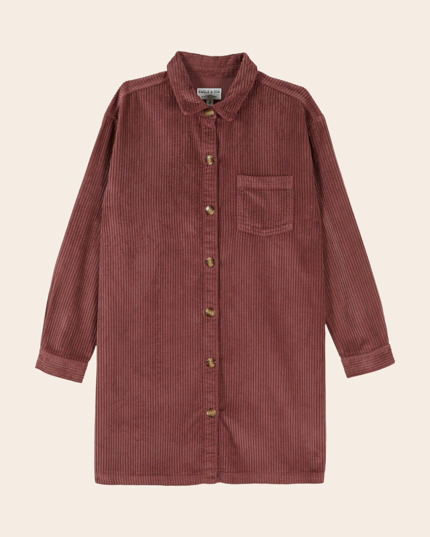 Velvet Shirt Dress