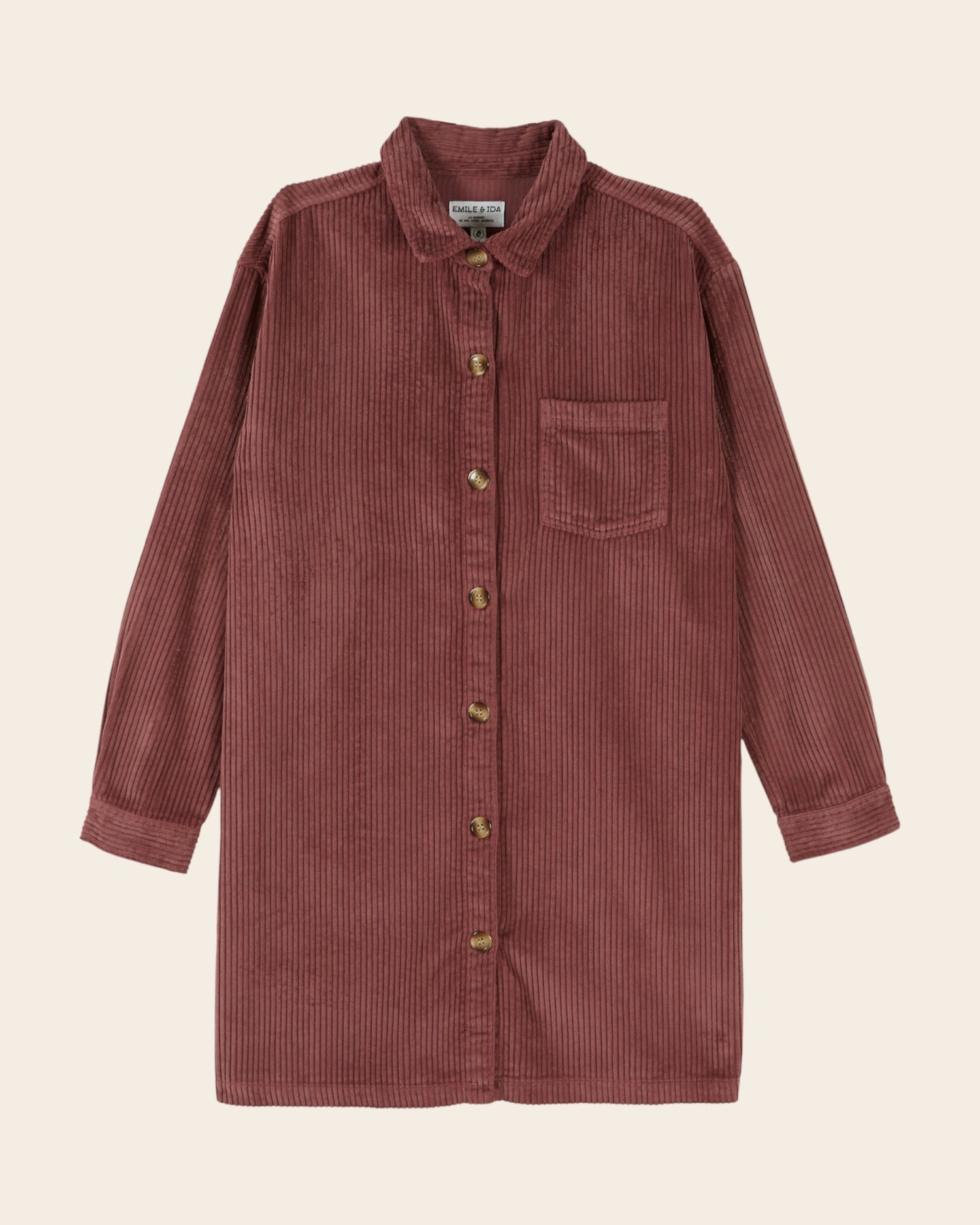 Velvet Shirt Dress