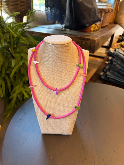 Game Day Fetish Birds Long Necklace
