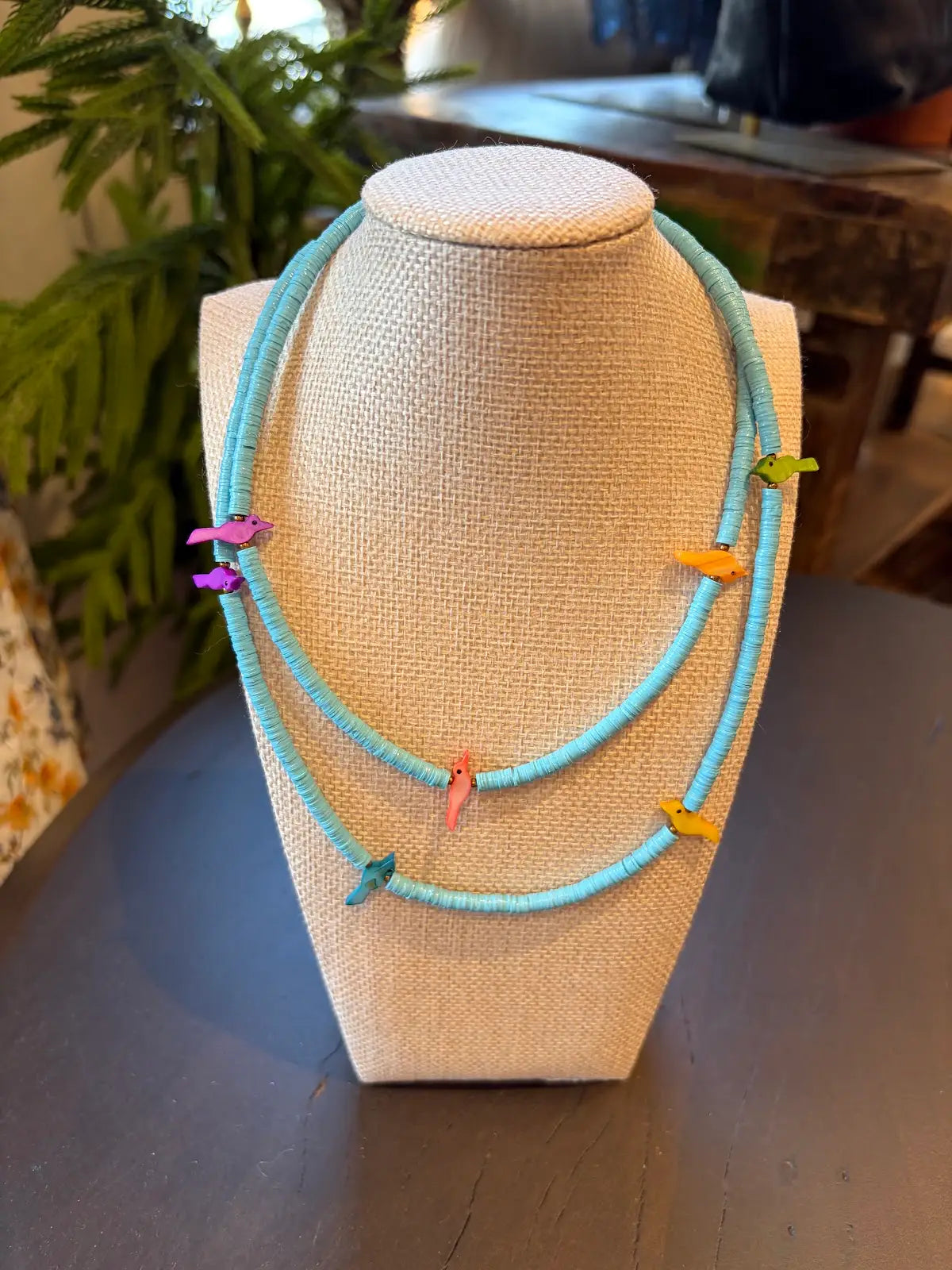 Game Day Fetish Birds Long Necklace