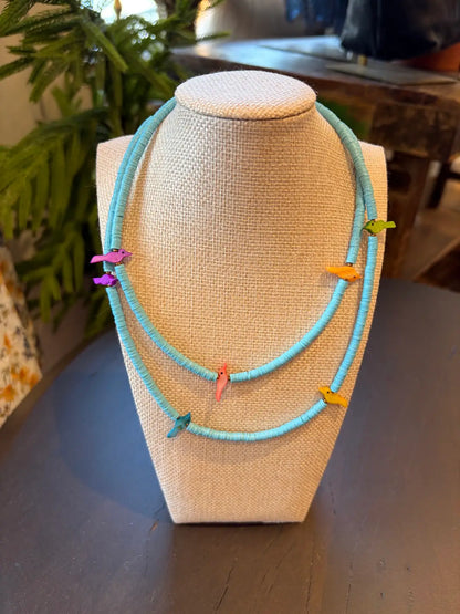 Game Day Fetish Birds Long Necklace