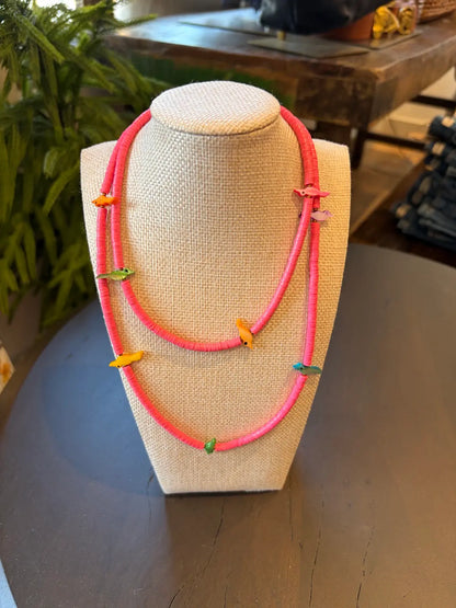 Game Day Fetish Birds Long Necklace