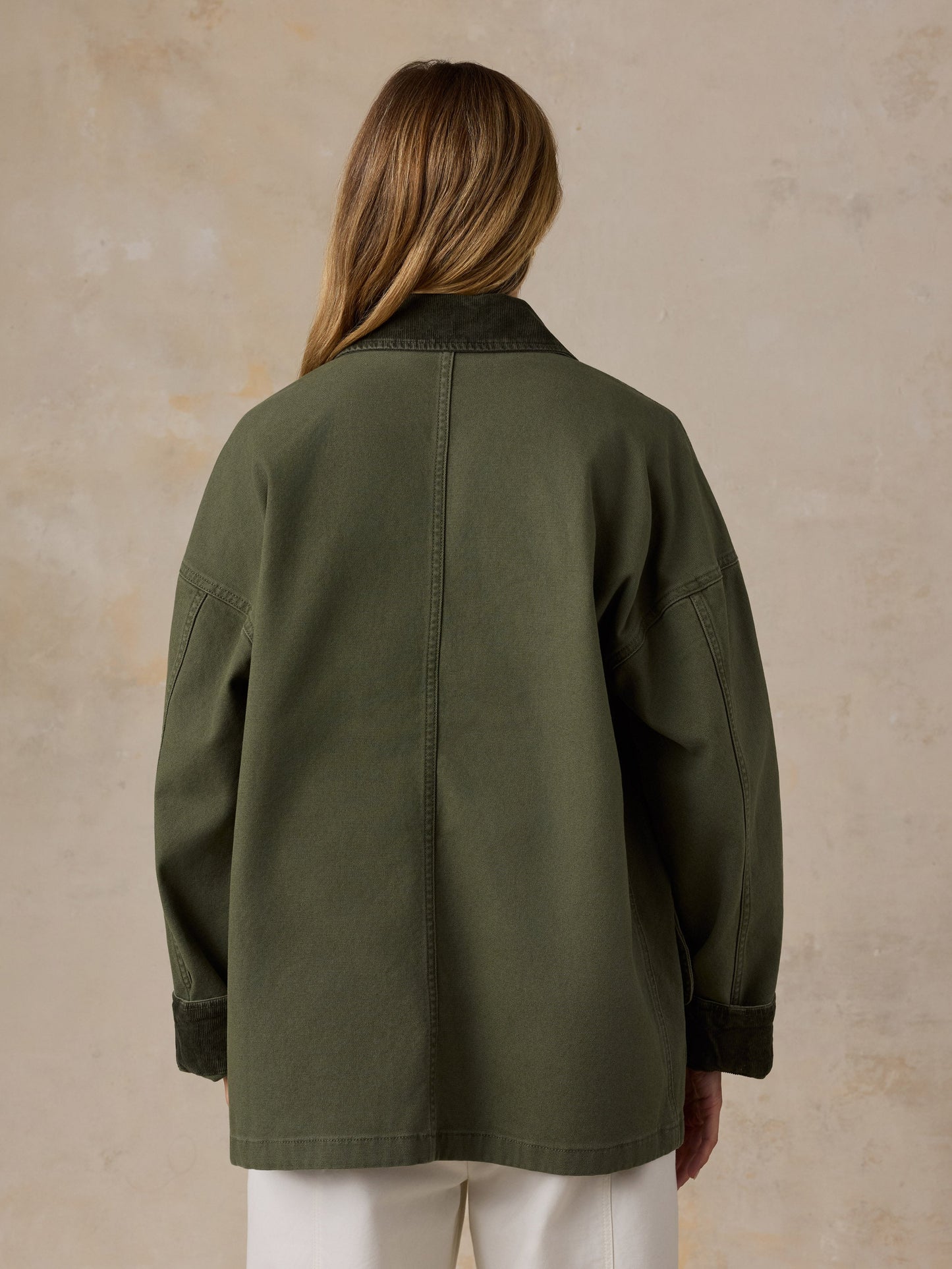 Sunwashed Canvas Barn Jacket - Olive Night