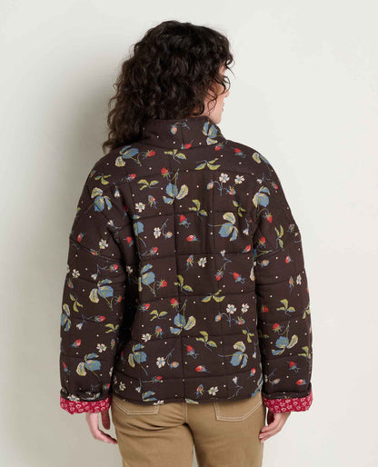 Organic Cotton Quilted Jacket with Recycled Insulation