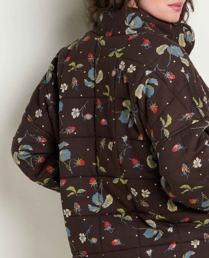 Organic Cotton Quilted Jacket with Recycled Insulation