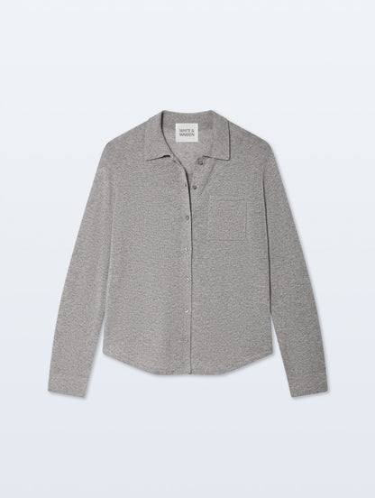 Cashmere Button Down