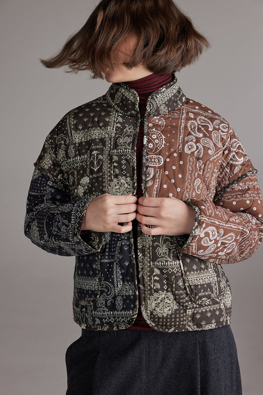 Patched quilt Jacket