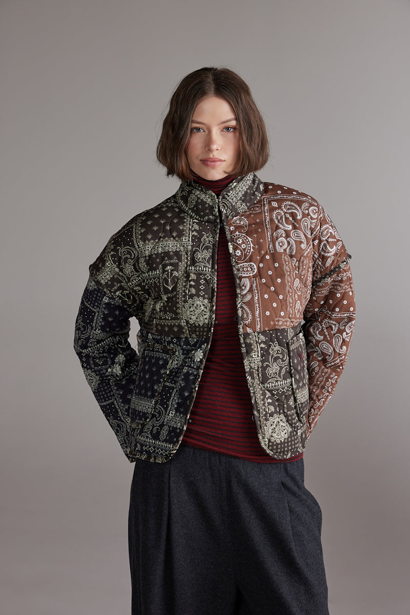 Patched quilt Jacket