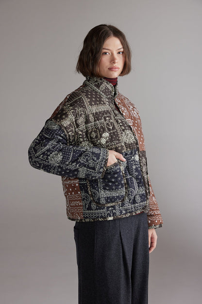 Patched quilt Jacket