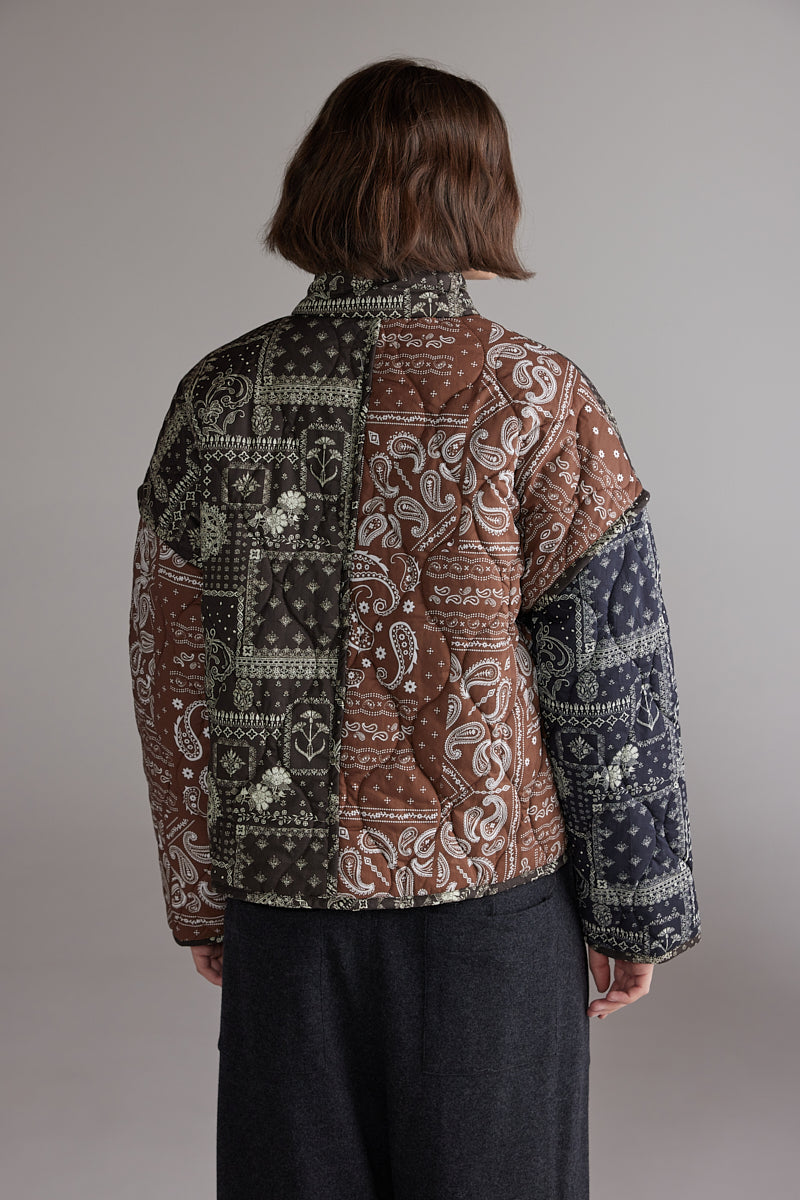 Patched quilt Jacket