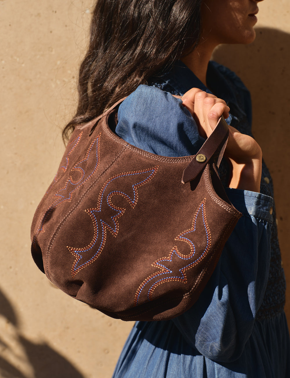 Mini Pillow Embroidered Bag