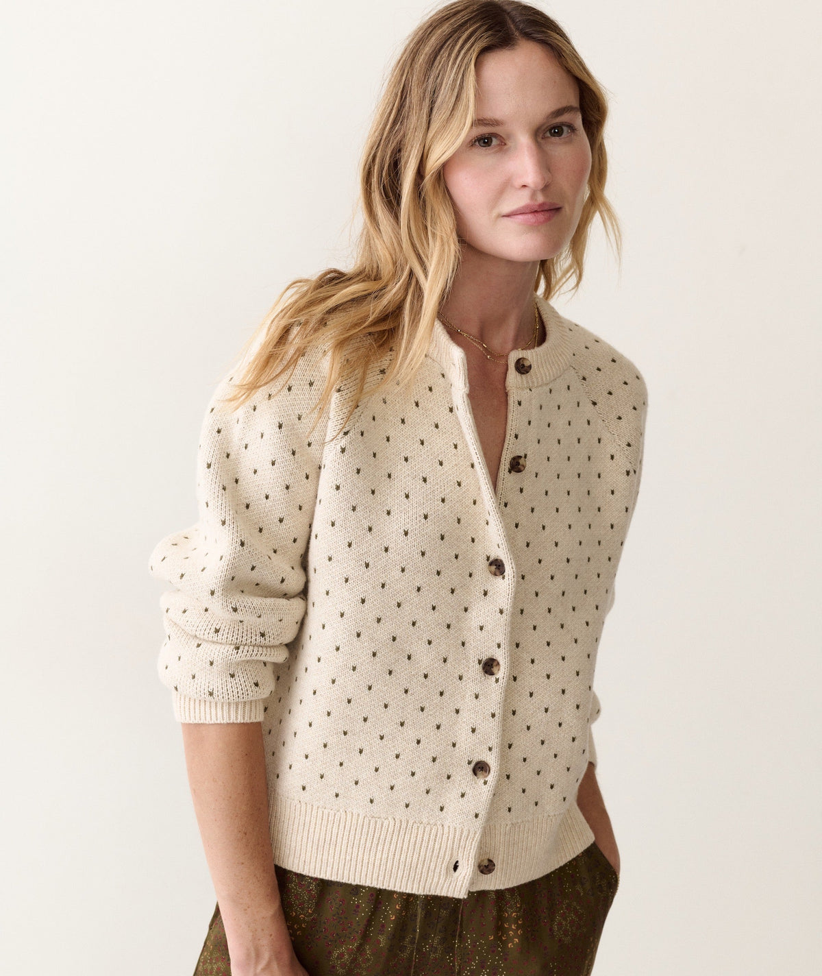 Iris Crewneck Cardigan
