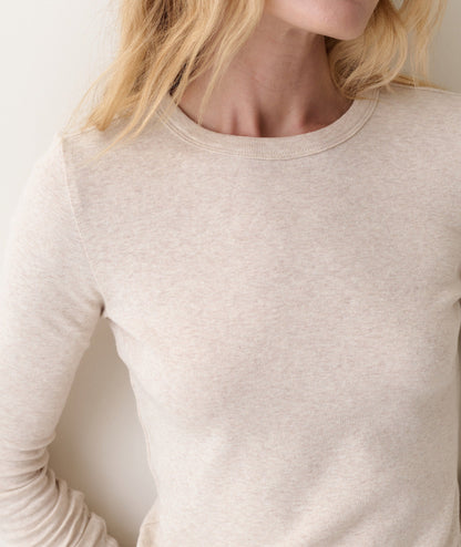 Mini Rib Long Sleeve Crew Tee
