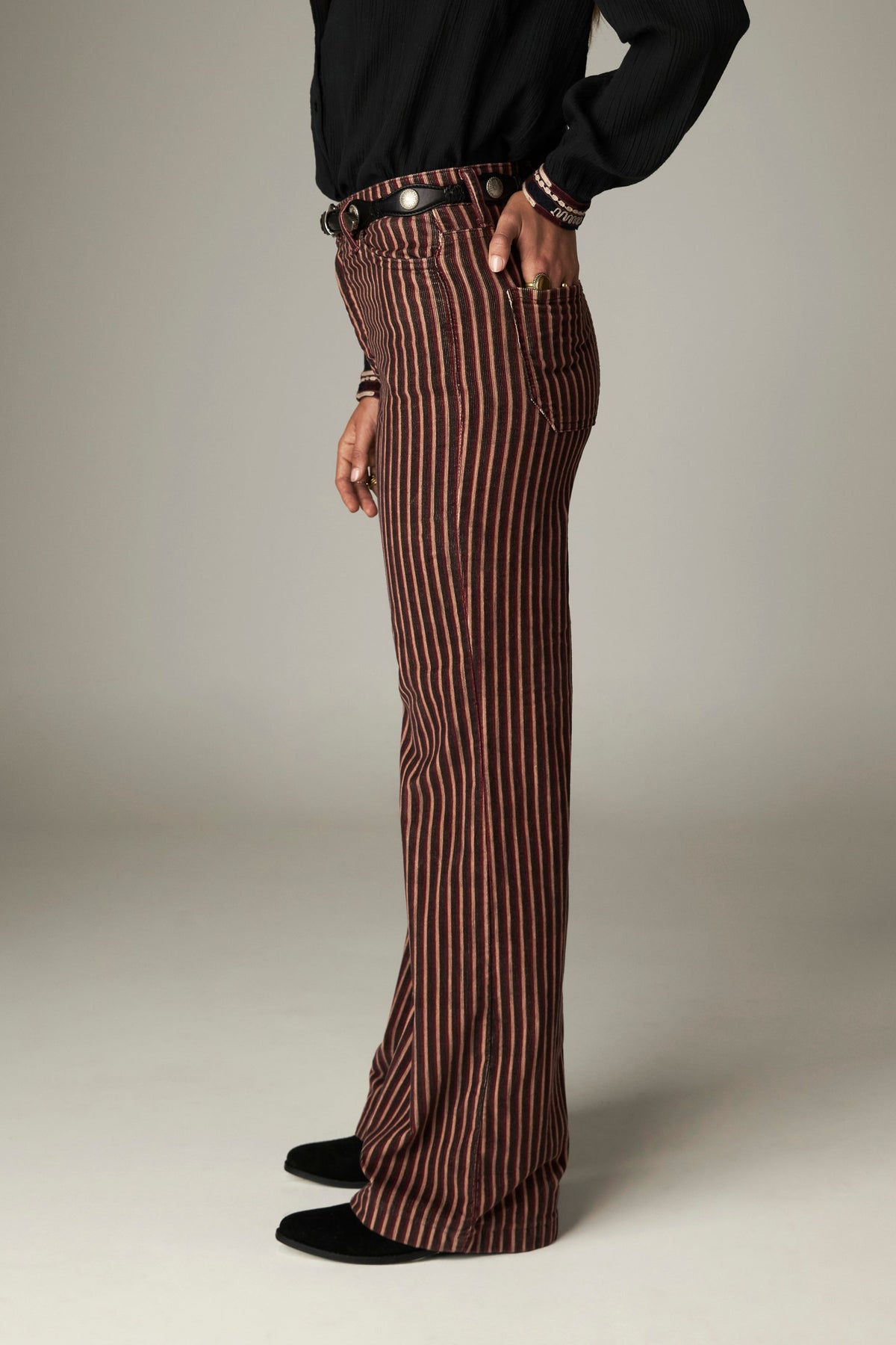 Marceau Pant in Retro Stripes