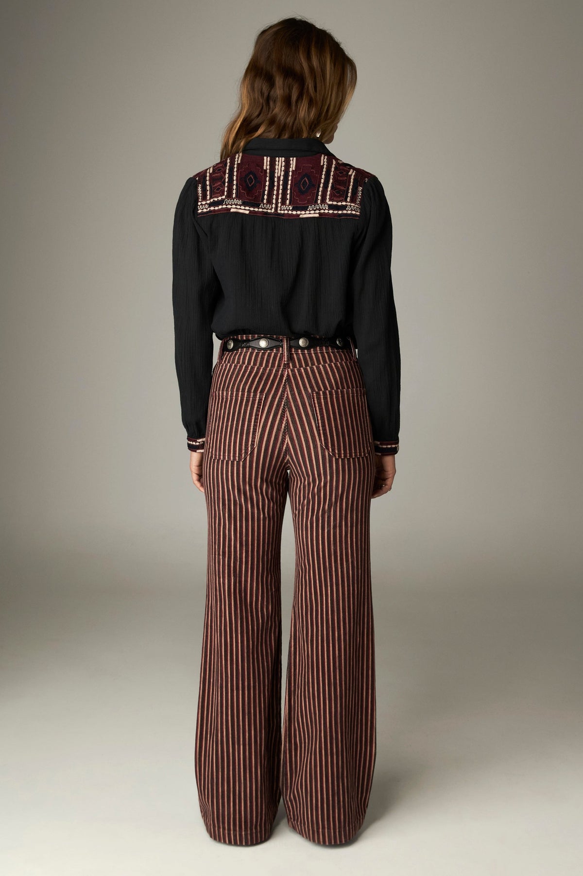 Marceau Pant in Retro Stripes