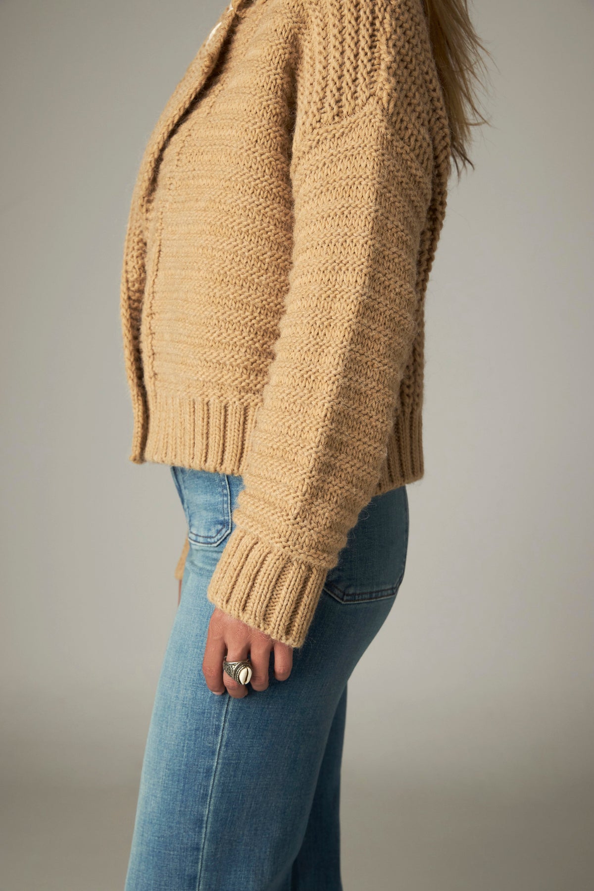 Elsa Cardigan in Caramel