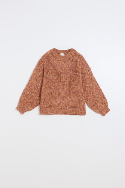 Indi & Cold Pullover Sweater In Rosa