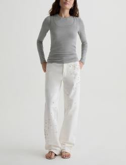 Julia Long Sleeve in Heather Grey