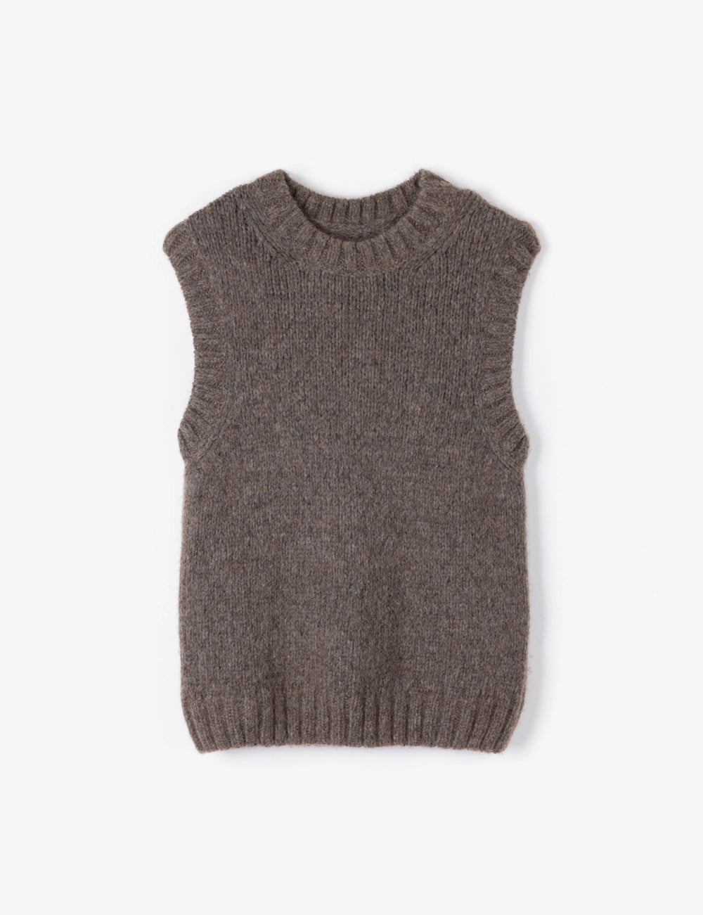 Knitted Tank in Taupe
