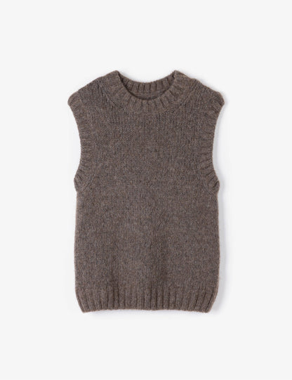 Knitted Tank in Taupe