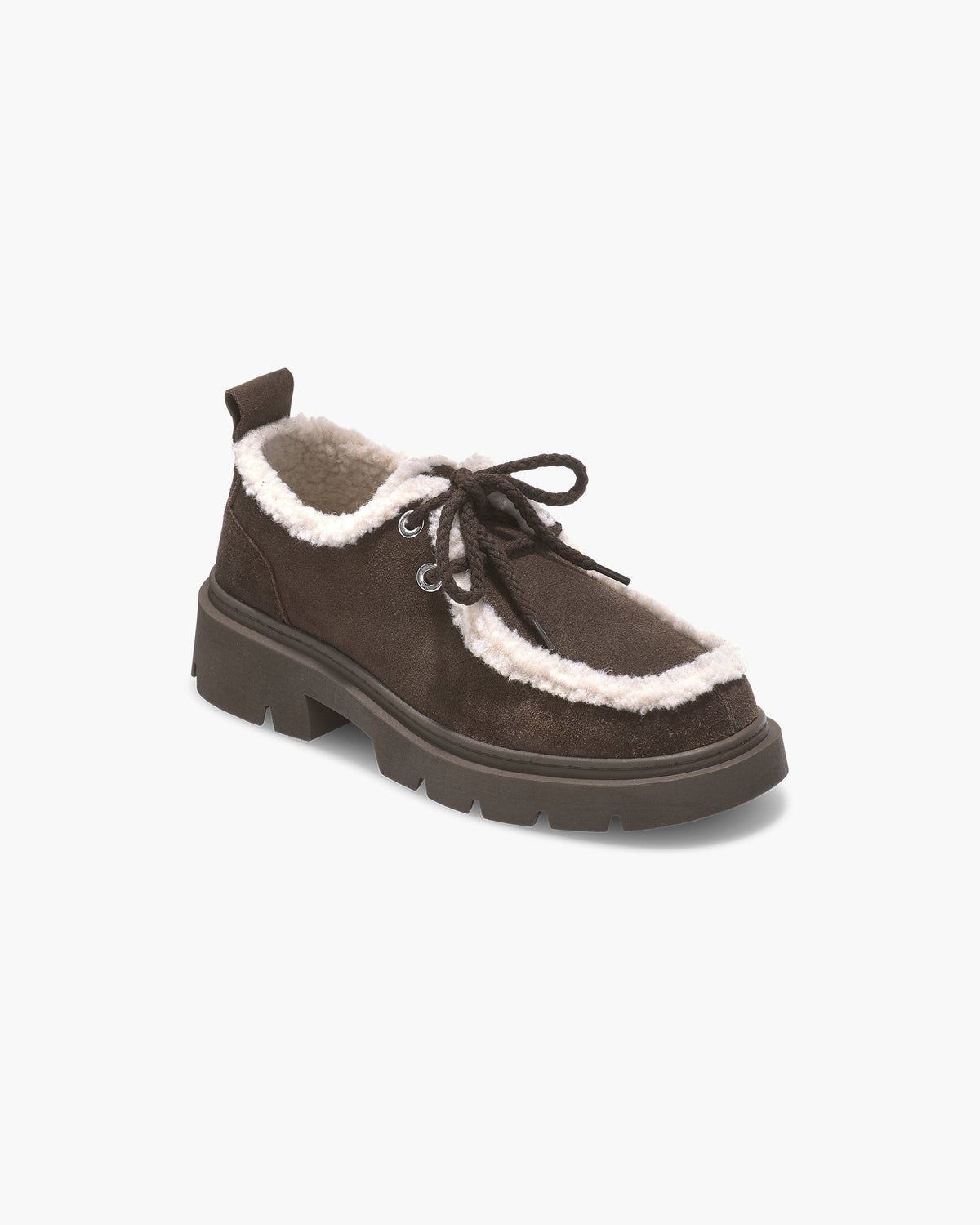 Mocaebee Curly Shoe in Brown