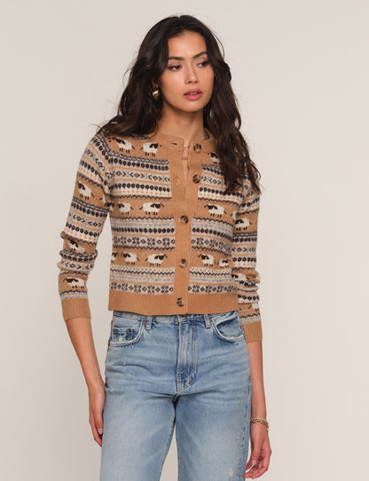 Heartloom Cole Cardi in Caramel