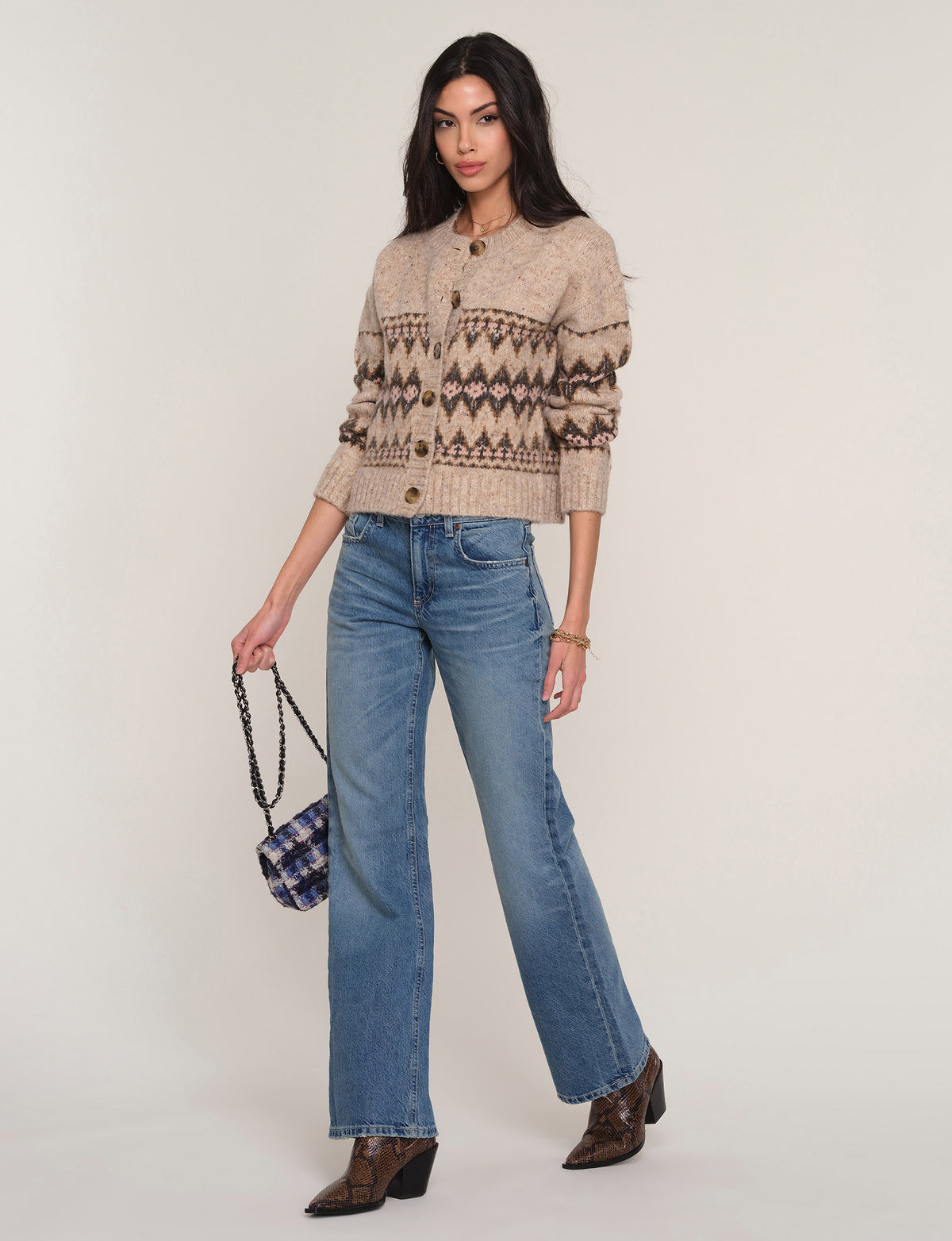 Heartloom Carlson Cardi in Oat