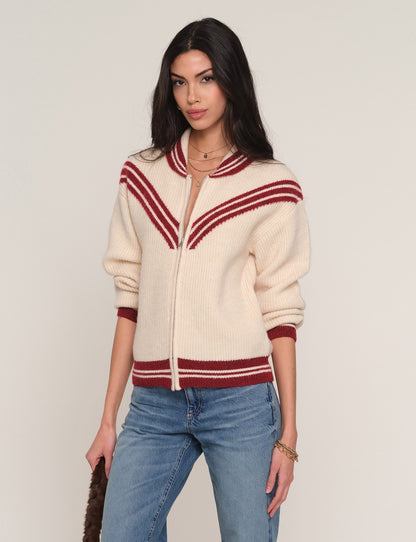 Heartloom Devon Cardi in Ivory