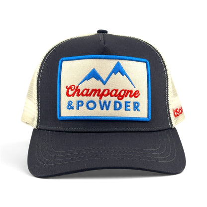 Champagne & Powder Trucker Hat - Charcoal
