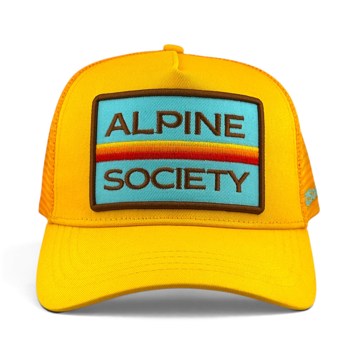 Alpine Society Trucker Hat - Yellow