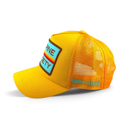 Alpine Society Trucker Hat - Yellow