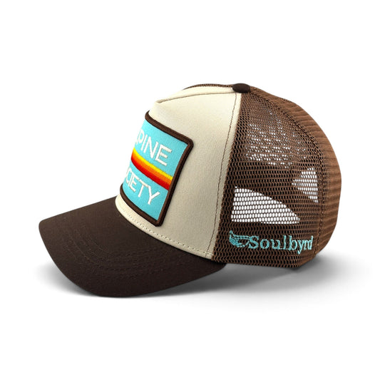 Alpine Society Trucker Hat - Brown