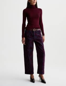 Hattie Crop Jean in Jazz Berry