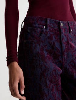 Hattie Crop Jean in Jazz Berry