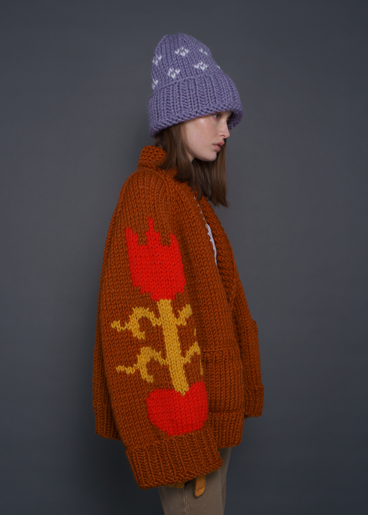 Spot Ribbed Toque