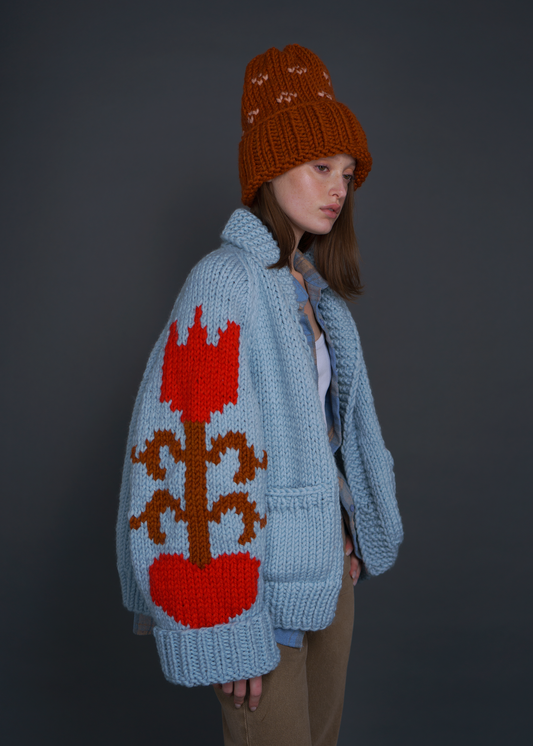 Spot Ribbed Toque