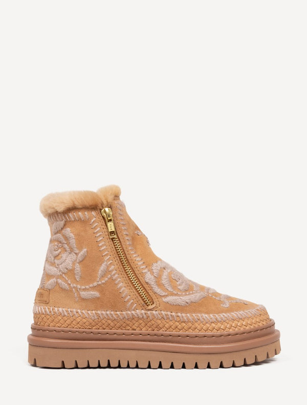 Setsu 4.0. Rose Chestnut Suede Wheat