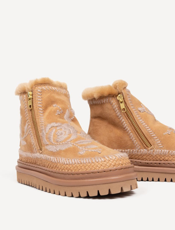 Setsu 4.0. Rose Chestnut Suede Wheat