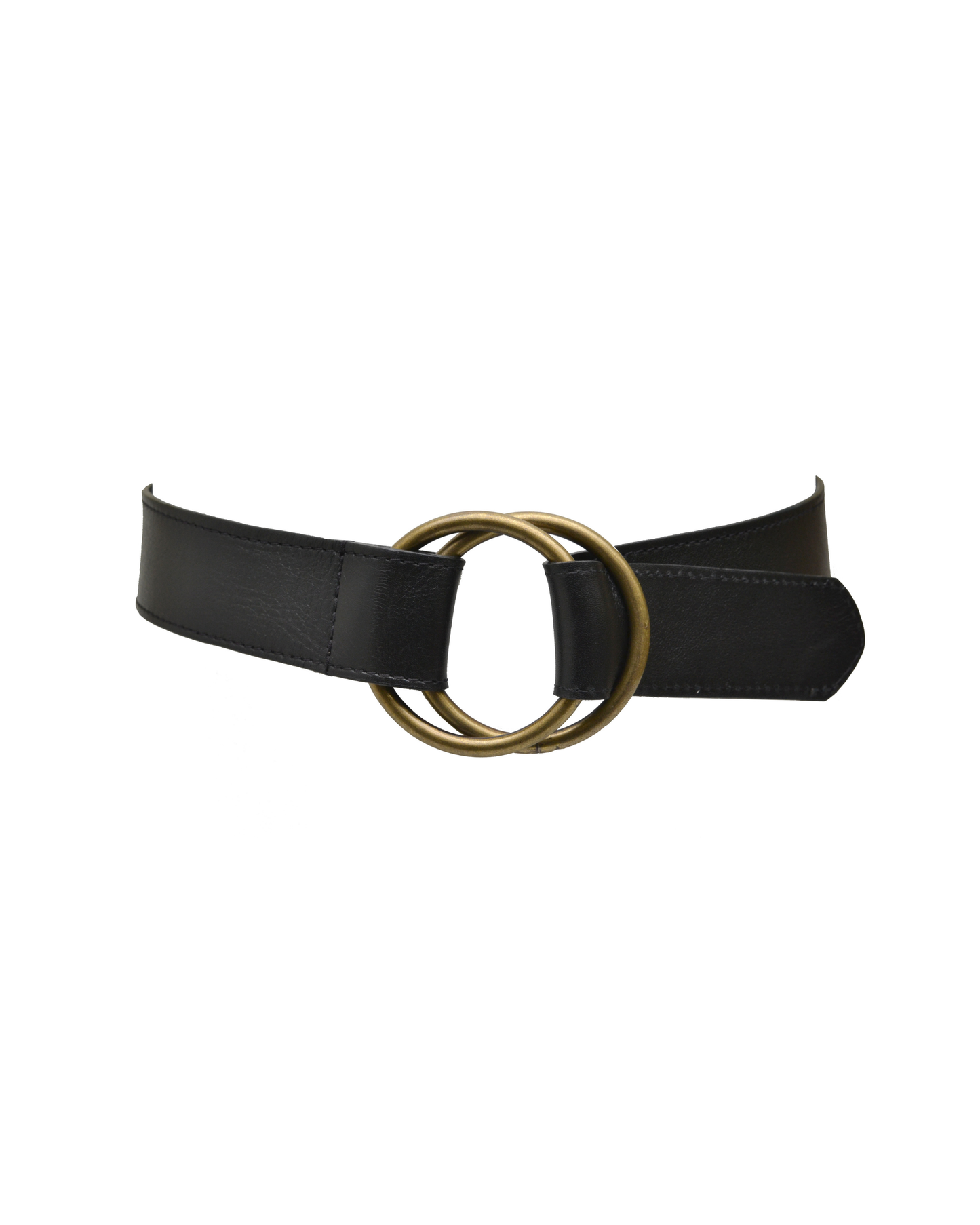 Josie Belt – Black | Two-Ring Closure | One Size