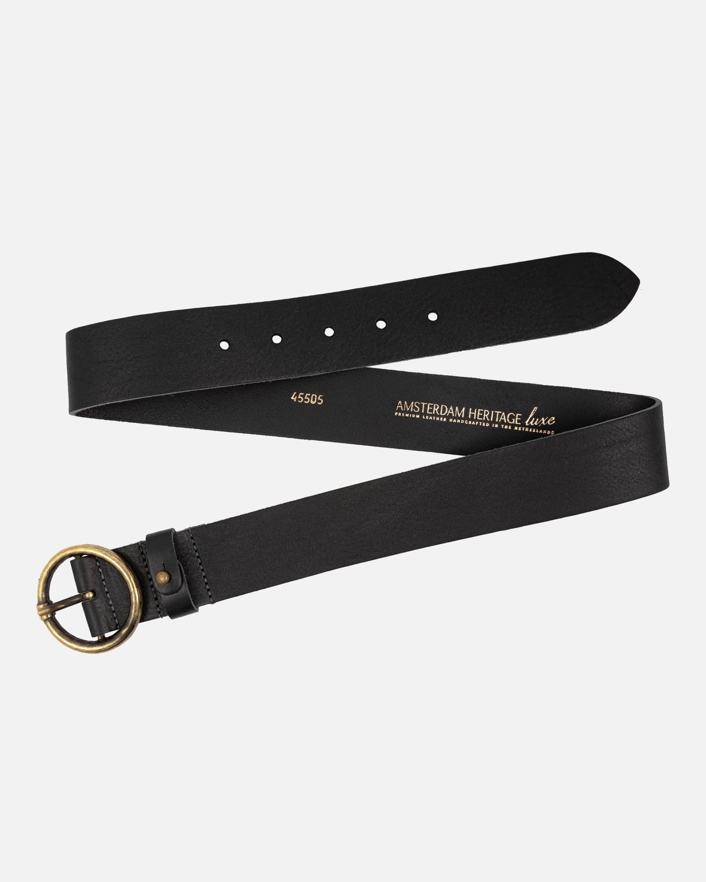 Vintage Full-Grain Leather Belt for Women