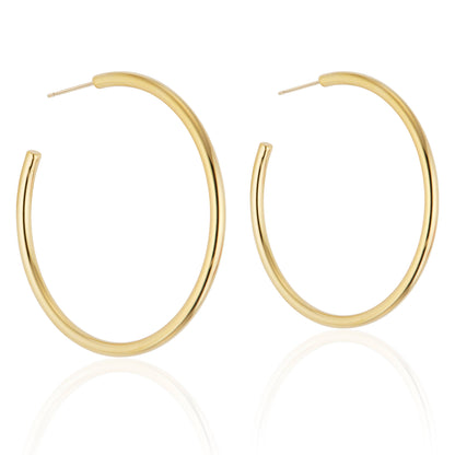 Classic Gold Hoops