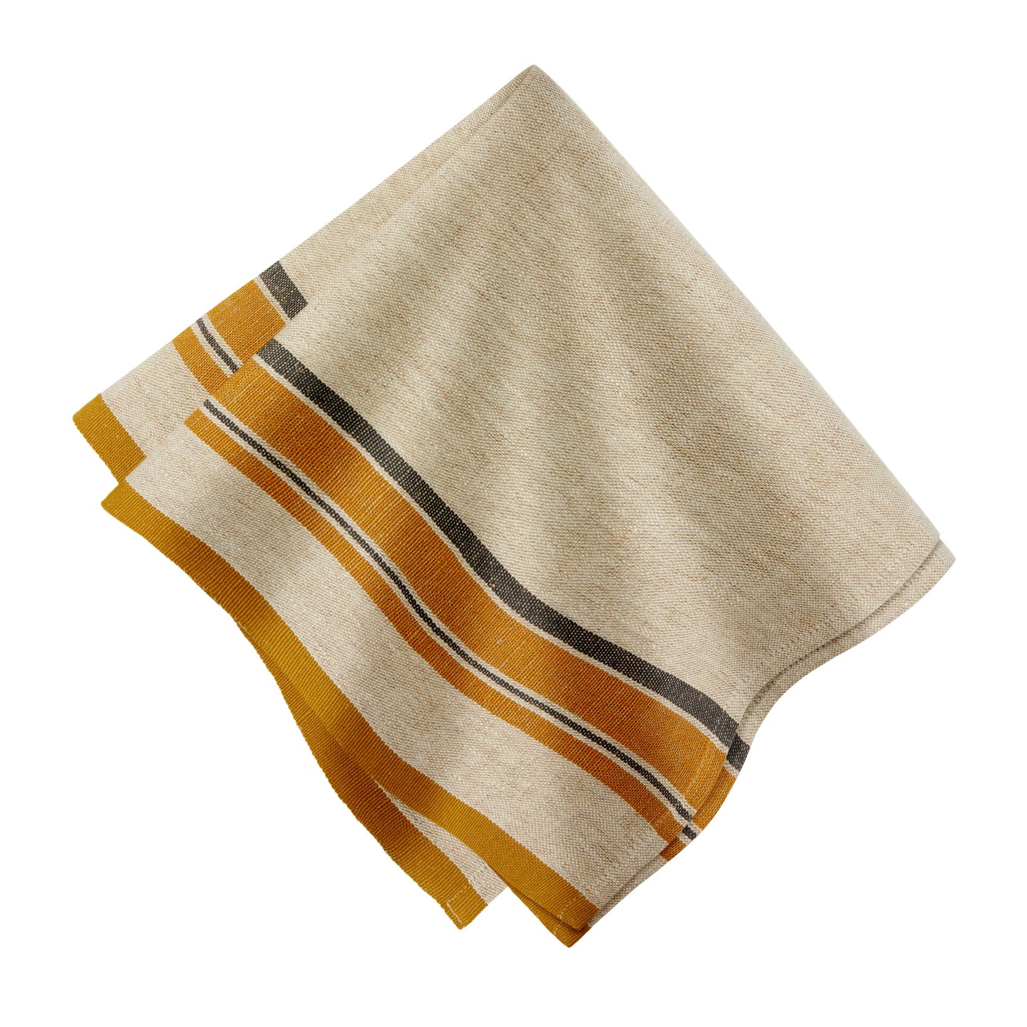 Antibes Natural & Mustard Napkin, Set of 4