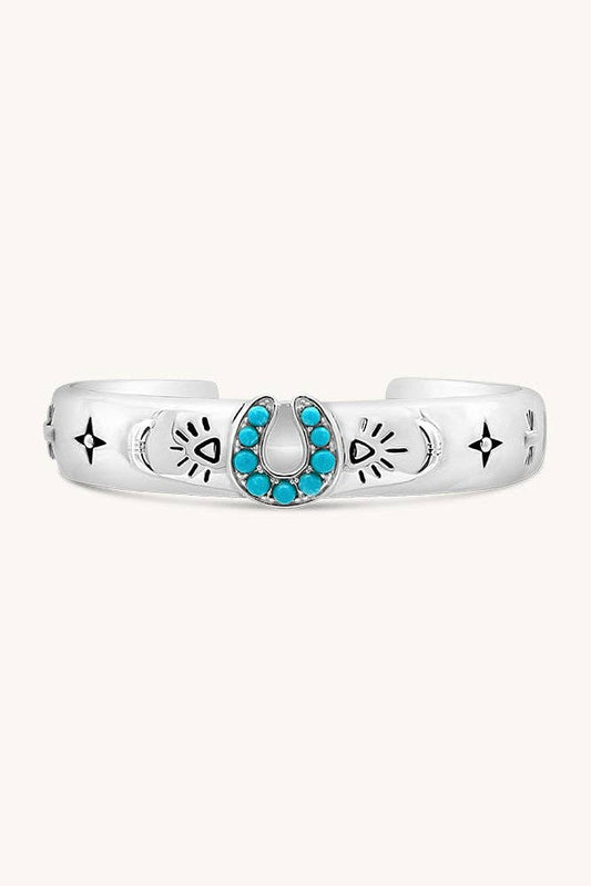 Lucky Stars Cuff Bracelet - Silver