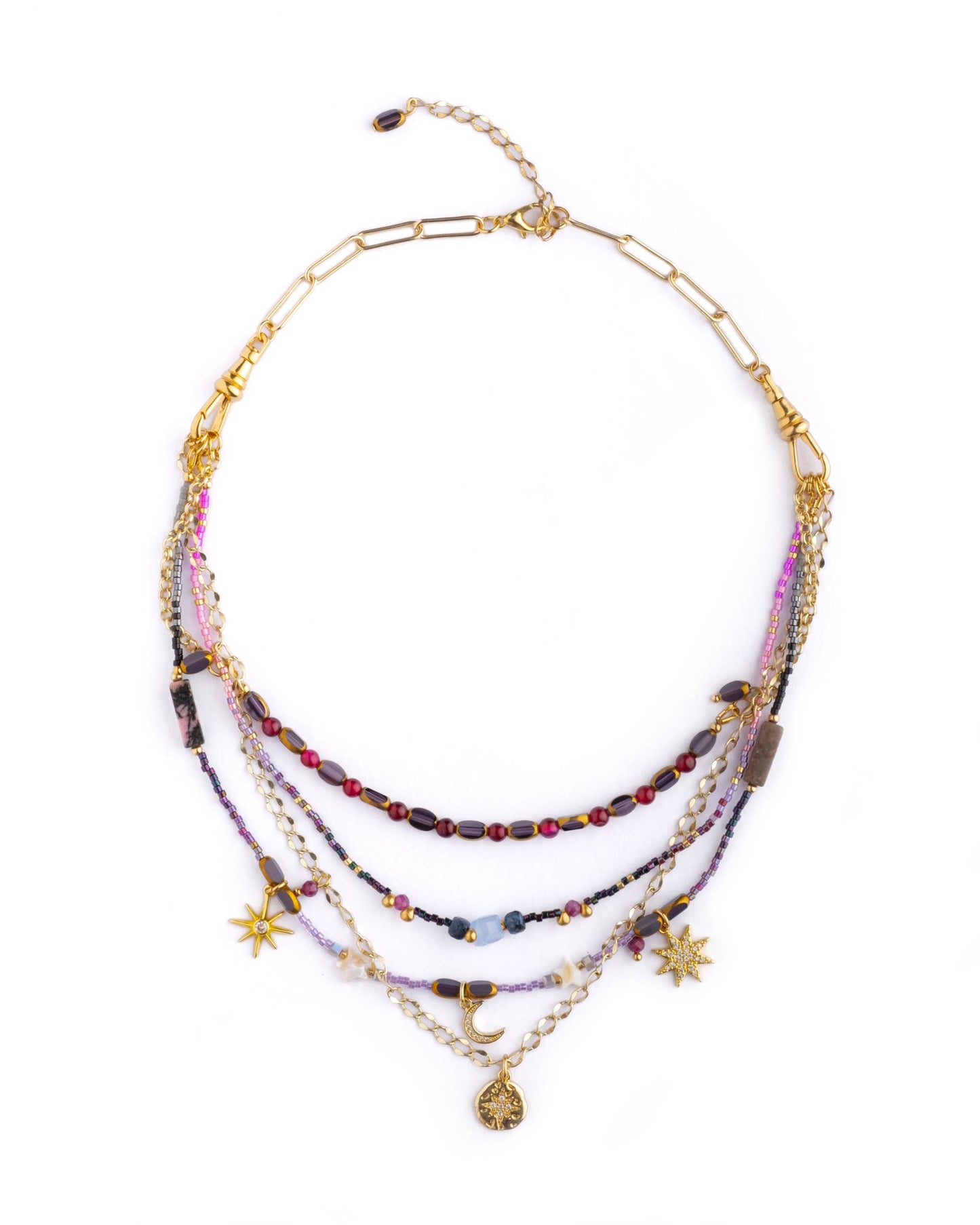 Beaded Interchangeable Layering Necklace