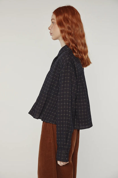 Amente Cotton Pleated Blouse