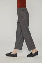 Amente wool-blend herringbone trousers