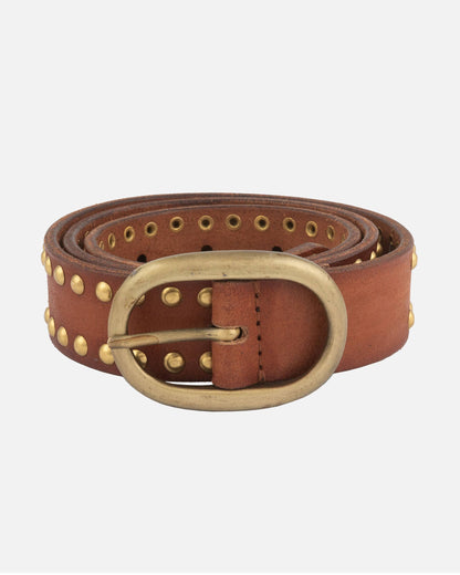 Studded Leather Belt